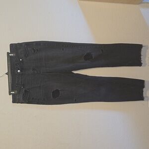 Women’s Size 10 Black Straight Leg Stretch Jeans